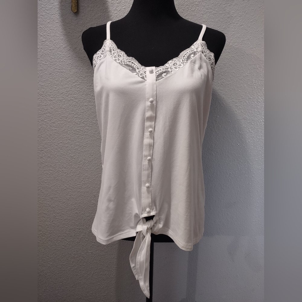 Buckle's Daytrip White Tie Tank Top